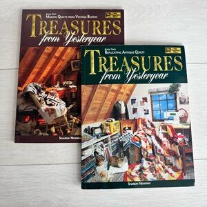 2 Vintage Treasures From Yesteryear Books - Vintage and Antique Quilt Making